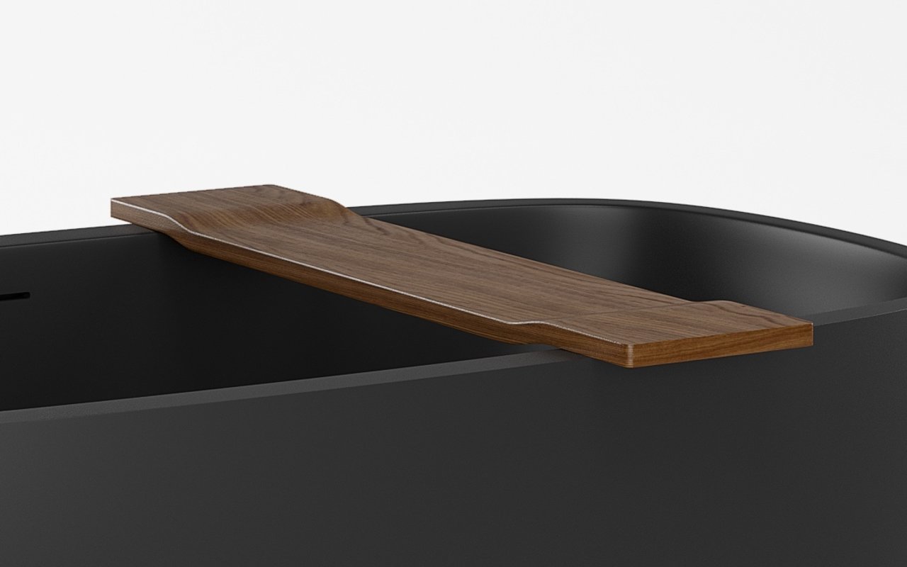 Tidal Waterproof Teak Bathtub Tray (web)